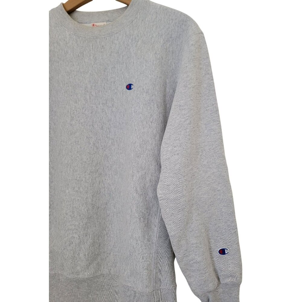 Vintage Champion Reverse Weave Warm Up Crewneck Sweatshirt Sz. S - Picture 3 of 7